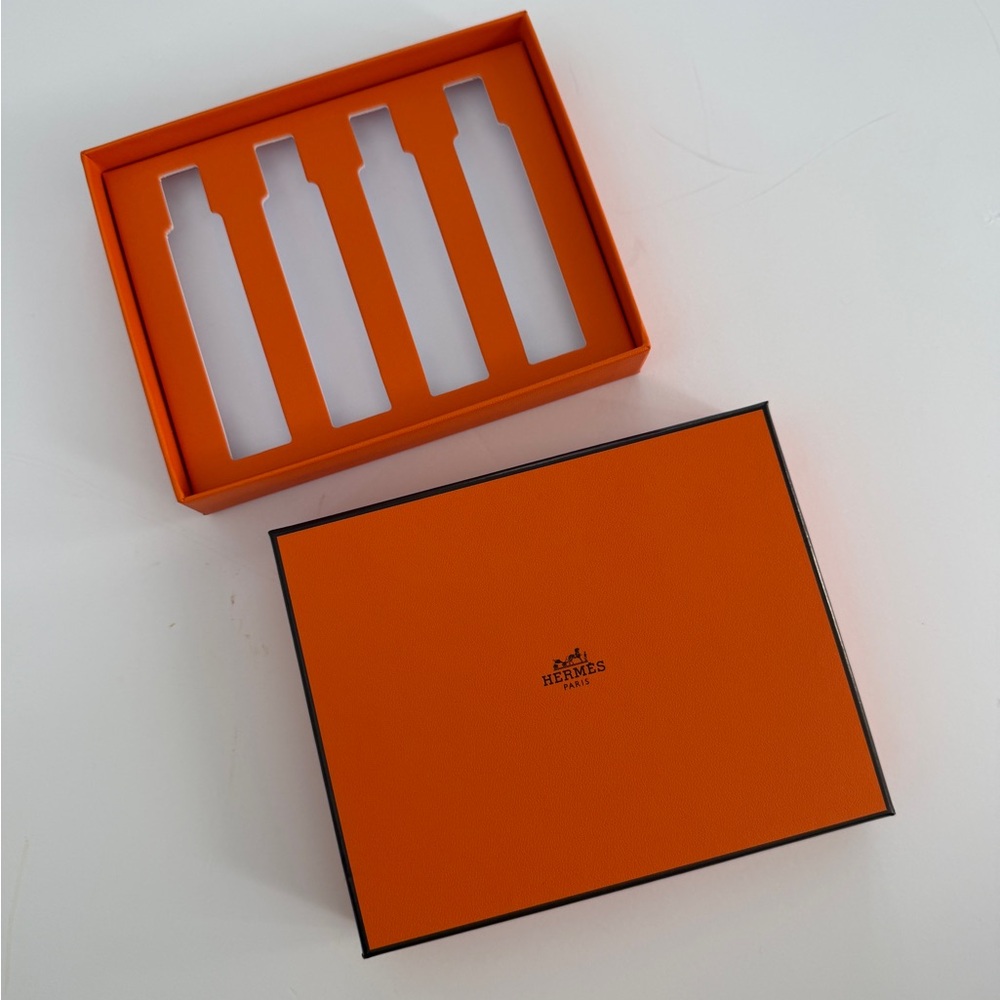 Hermès Orange Box with Compartments